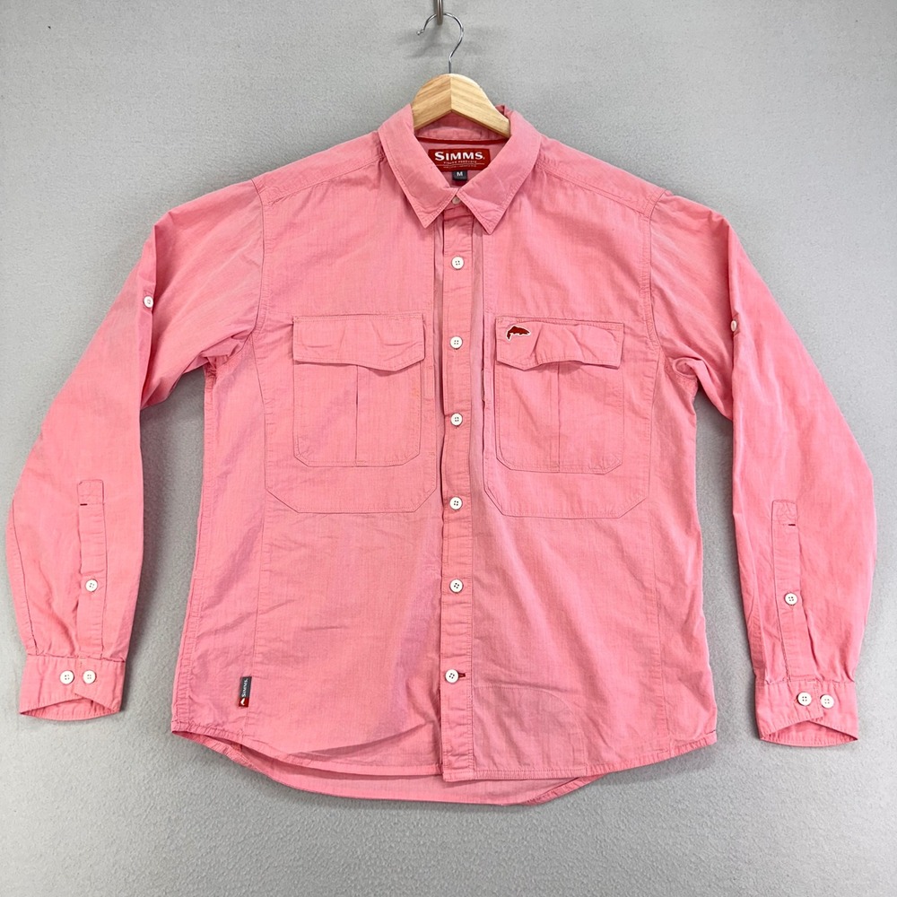 Simms Coral Button Down Shirt